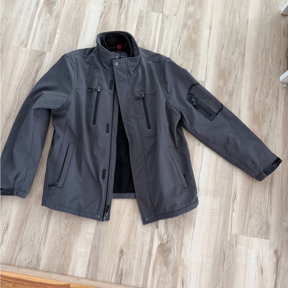 Calvin Klein Men's Charcoal Performance Jacket